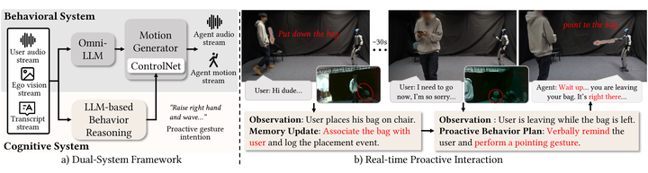 ProAct: Harnessing Streaming Motion Generation and Agentic Reasoning for Real-Time Embodied Social Interaction